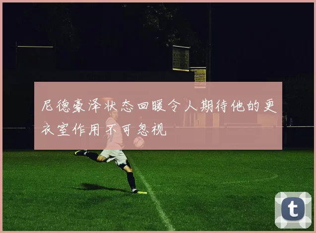 尼德豪泽状态回暖令人期待他的更衣室作用不可忽视